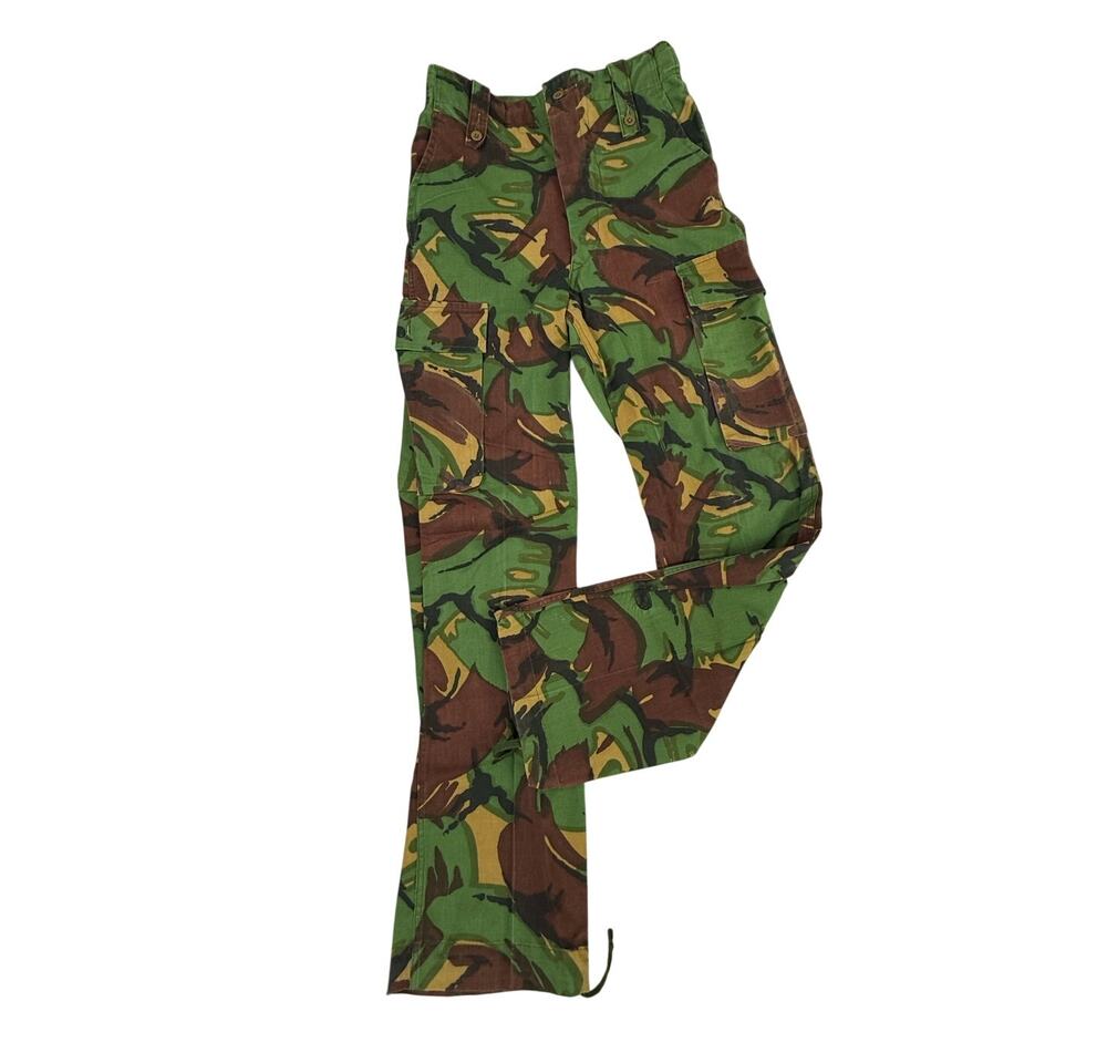 British Army Combat Trousers Authentic DPM Woodland Camouflage Camo Vintage 1960